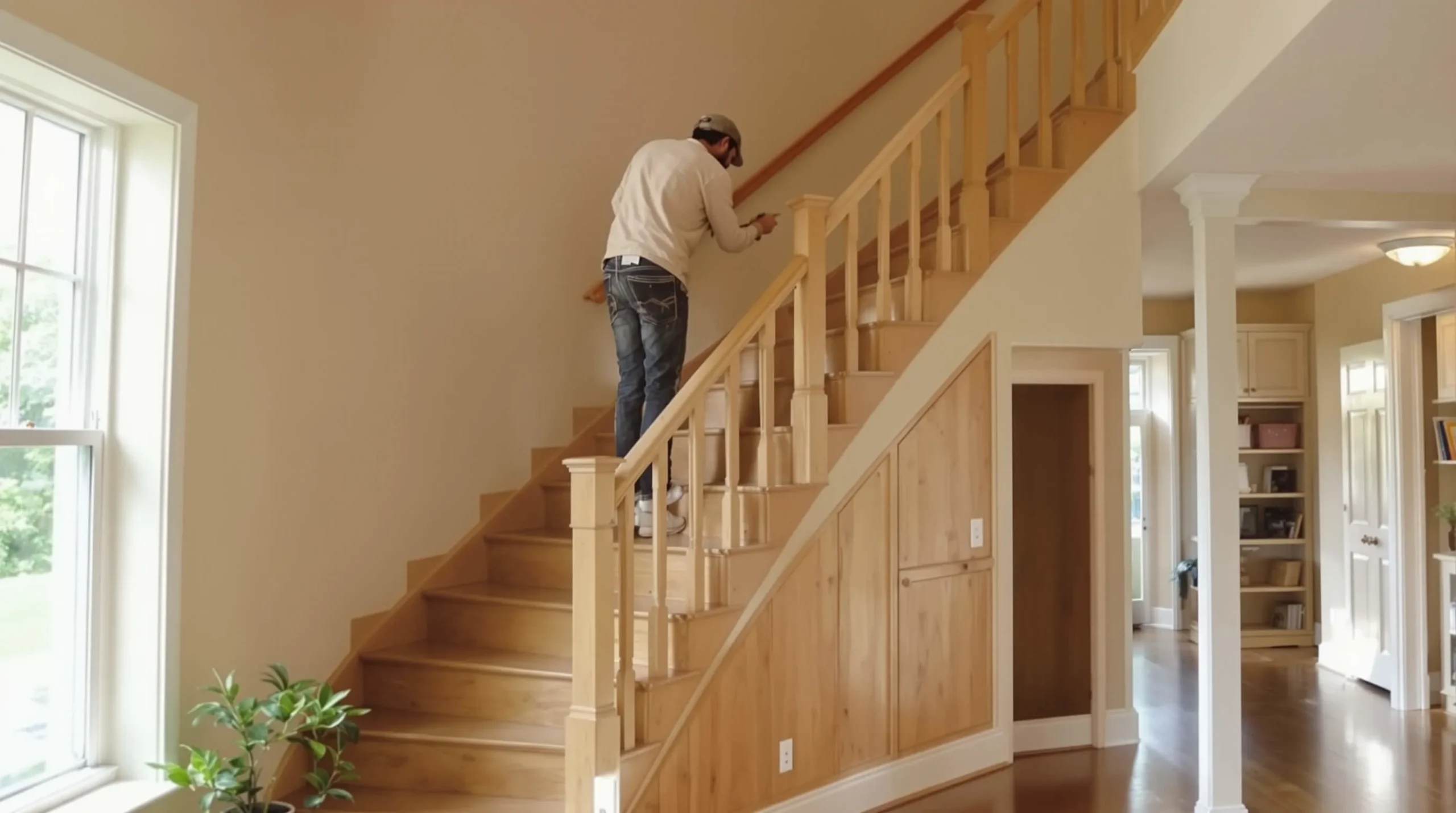 peindre un escalier en bois